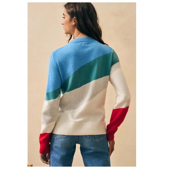 Faherty Mountain Coaster Crewneck Merino Wool Blend Sweater Size XXS - Picture 3 of 12